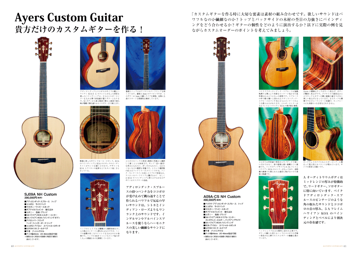 アコースティックギタ−ライフVol.8誌面見本
